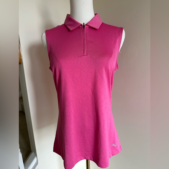 Puma Tops - Puma Pink Golf/Tennis Shirt - Medium